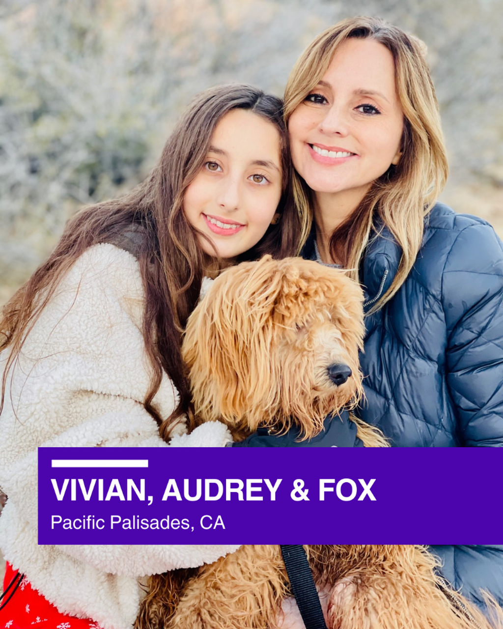 Vivian, Audrey & Fox