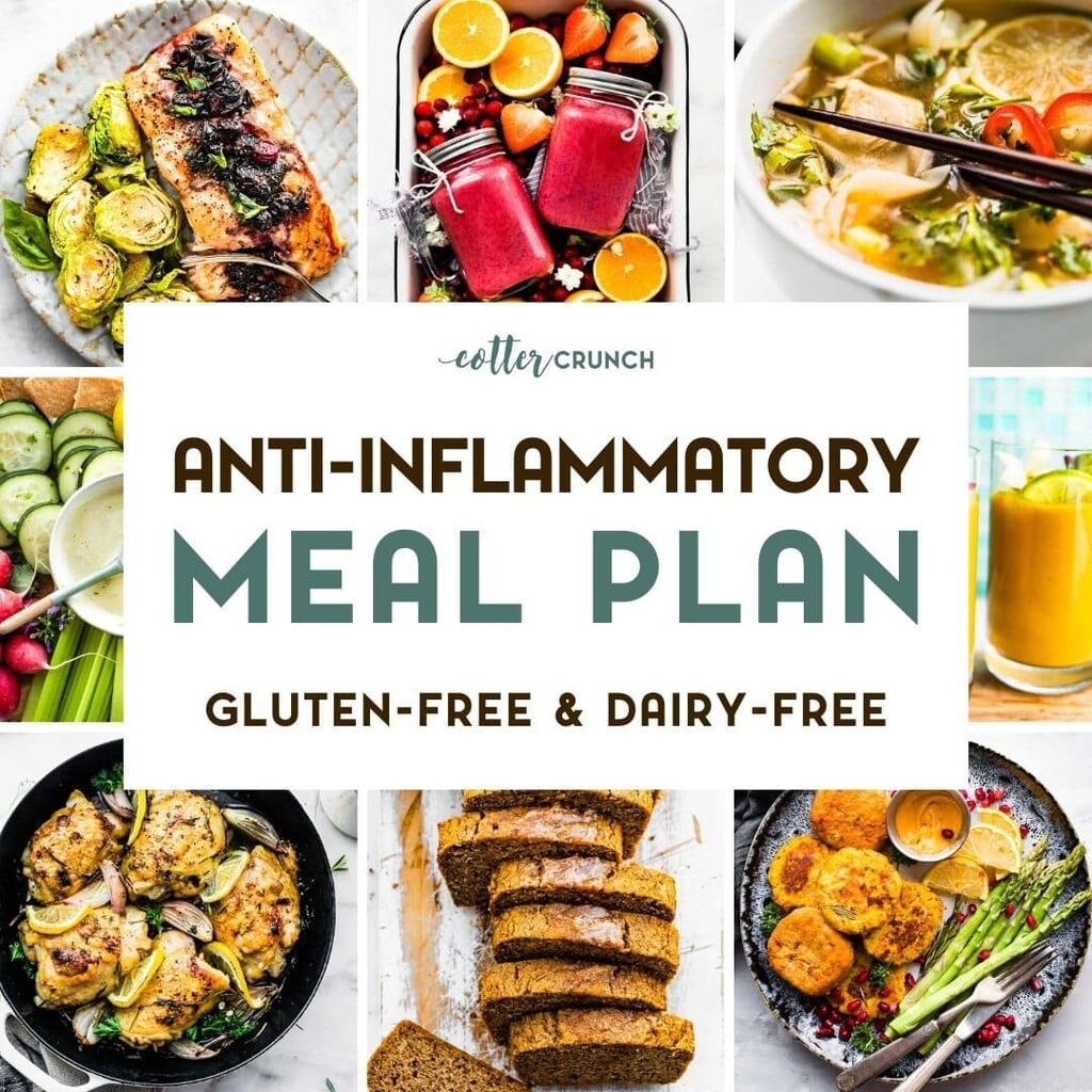 Anti-Inflammatory Meal Plan (Gluten and Dairy Free Recipes)
