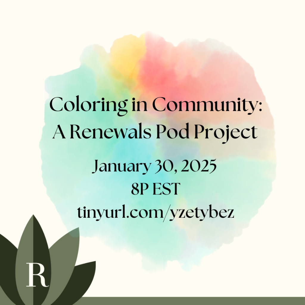 REGISTER: Coloring in Community - A Renewals Pod Project