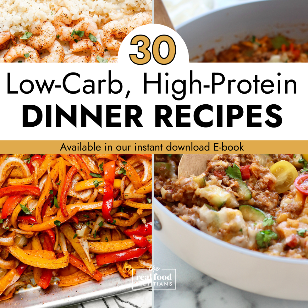 30 Low-Carb, High-Protein Dinner Recipes Ebook Promo (2-1-25)