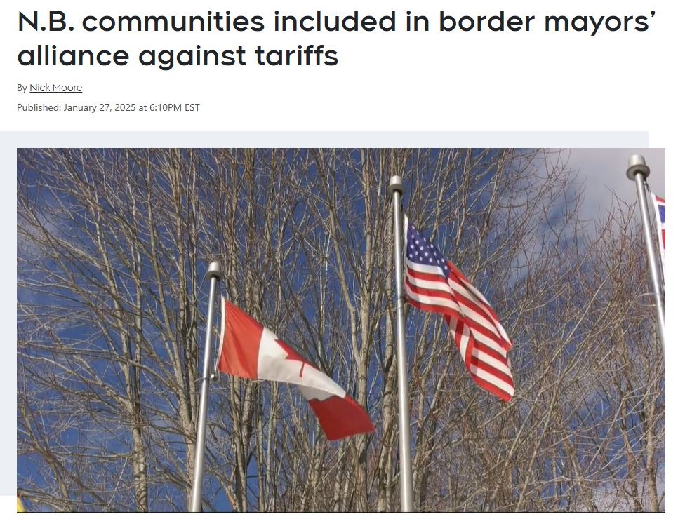 N.B. Communities Included In Border Mayors Alliance - CTV NEWS