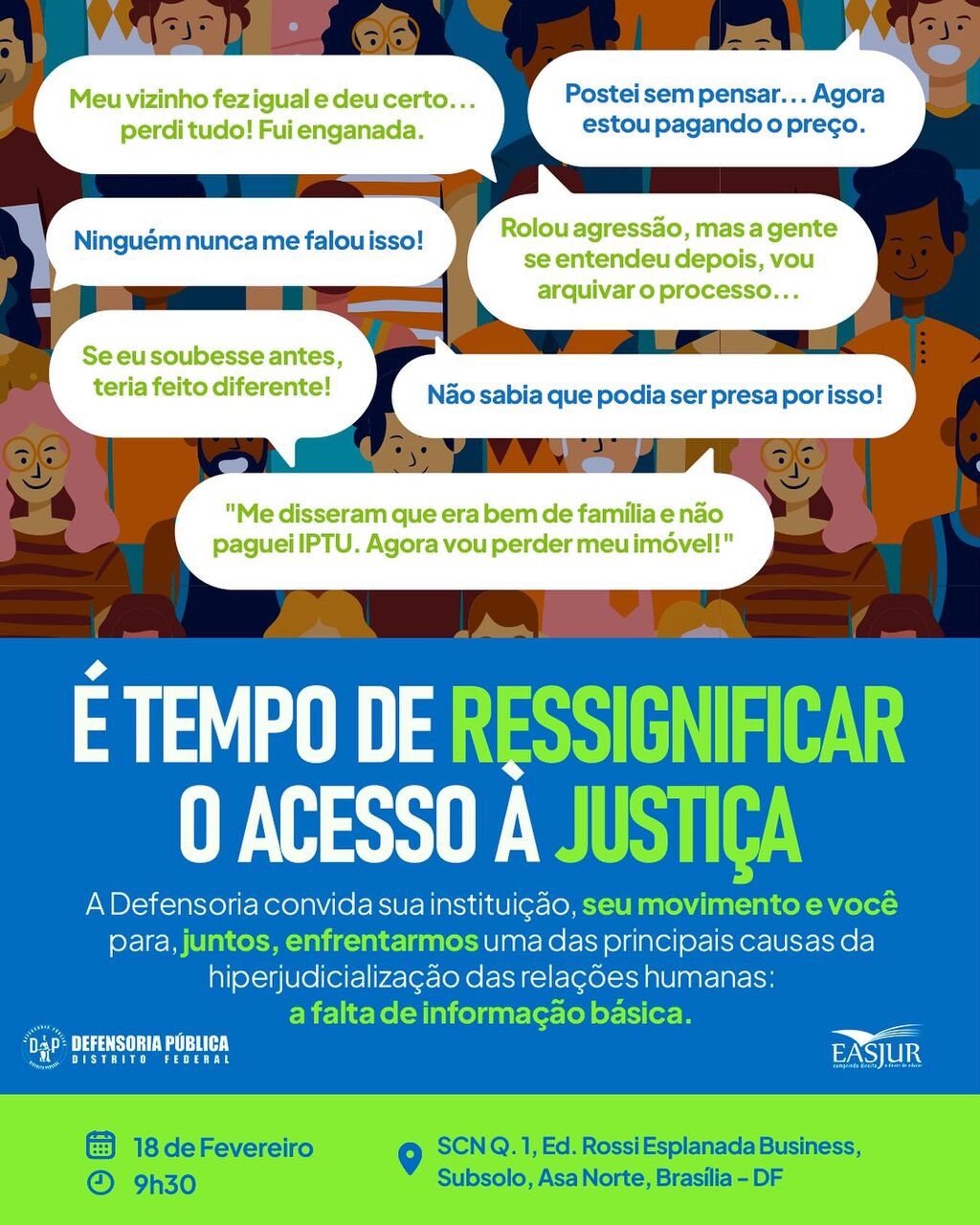 &Eacute; tempo de ressignificar o acesso &agrave; justi&ccedil;a!
