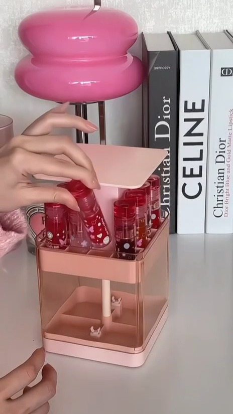 Press Lift Type Lipstick Organizer
