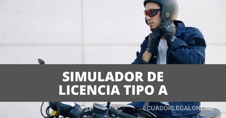 Simulador de examen de licencia tipo A