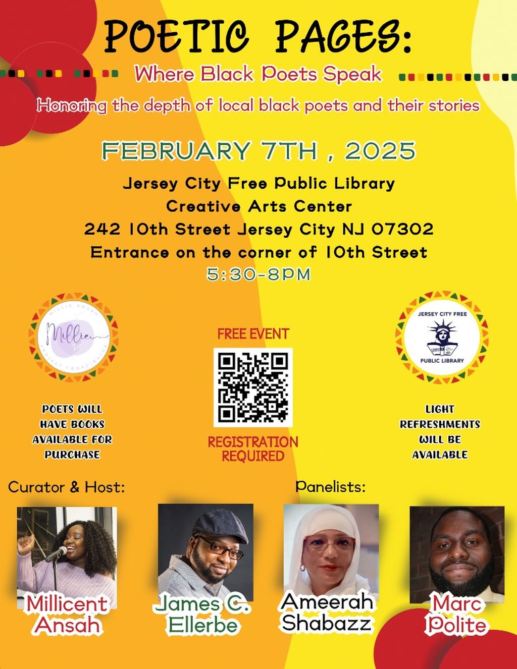 Poetic Pages: Where Black Poets Speak In-Person
