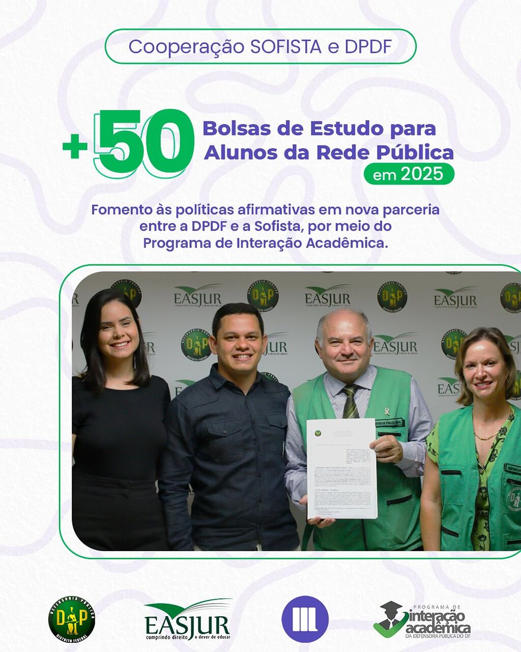 Sofista e DPDF - Coopera&ccedil;&atilde;o T&eacute;cnica