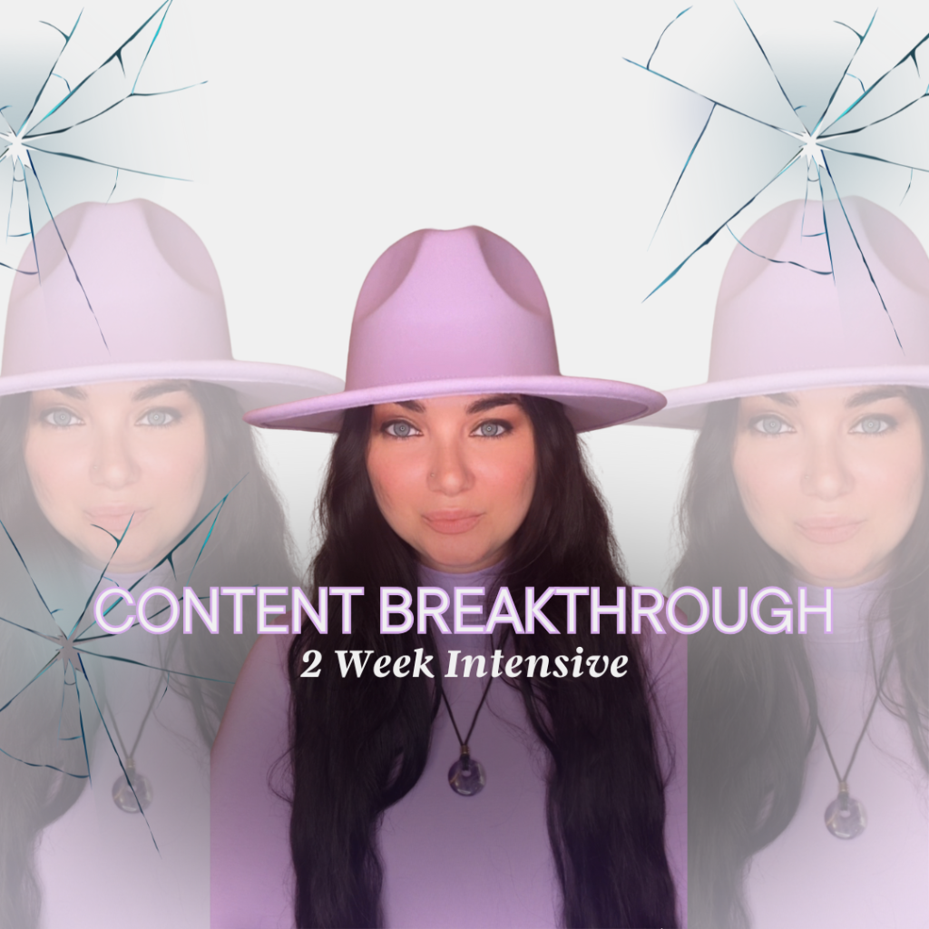 1:1 Content Breakthrough Intensive