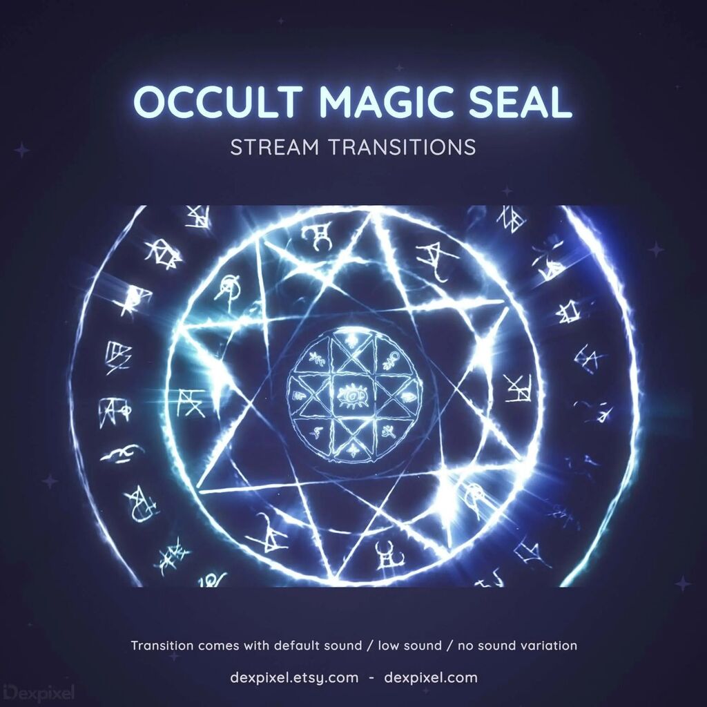 Pentacle Occult Seal Magic Symbols Stream Transition