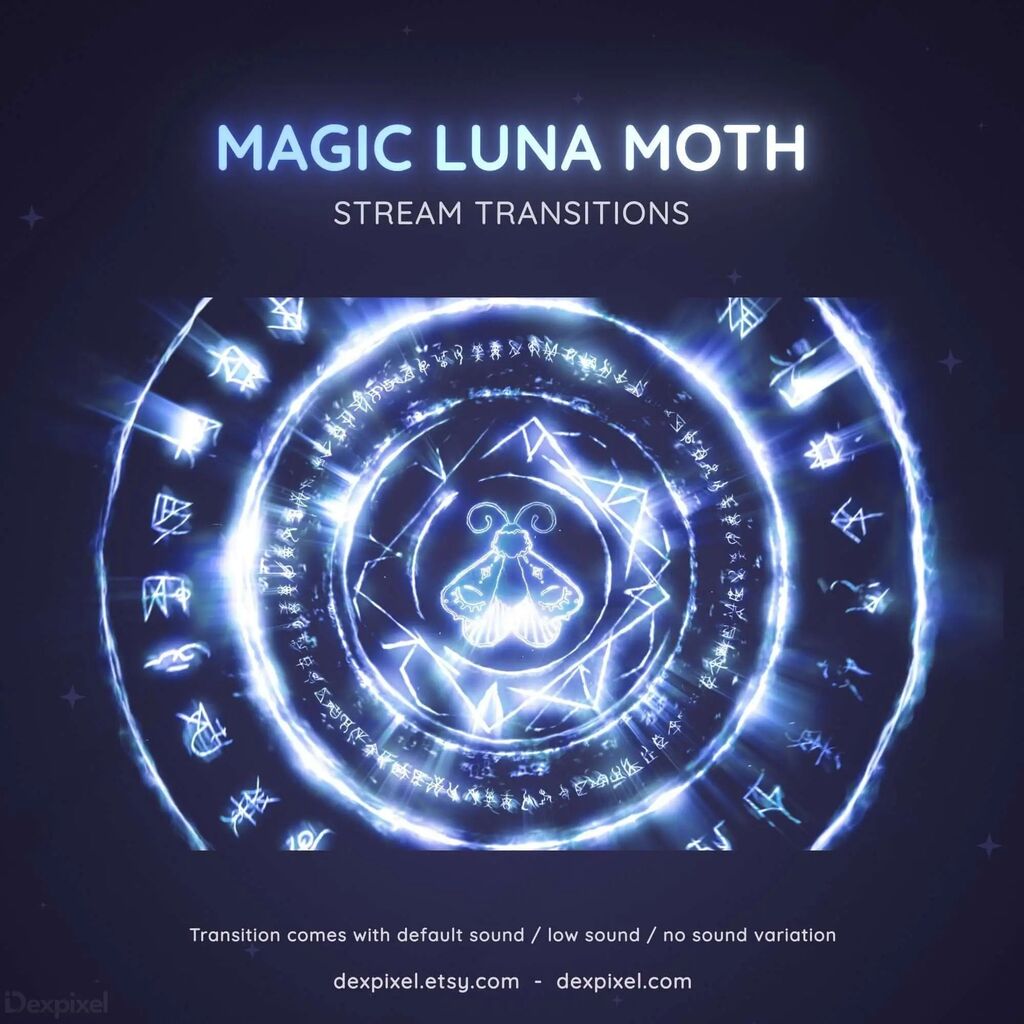 Luna Moth Celestial Witch Stream Transition