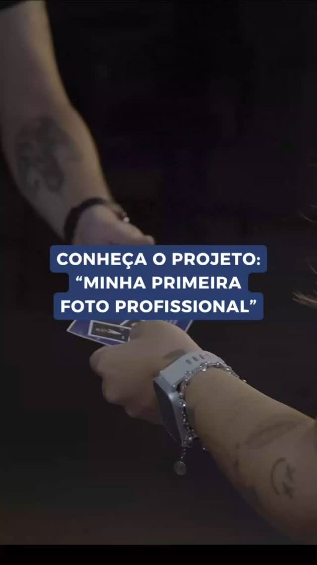 Minha primeira foto profissional