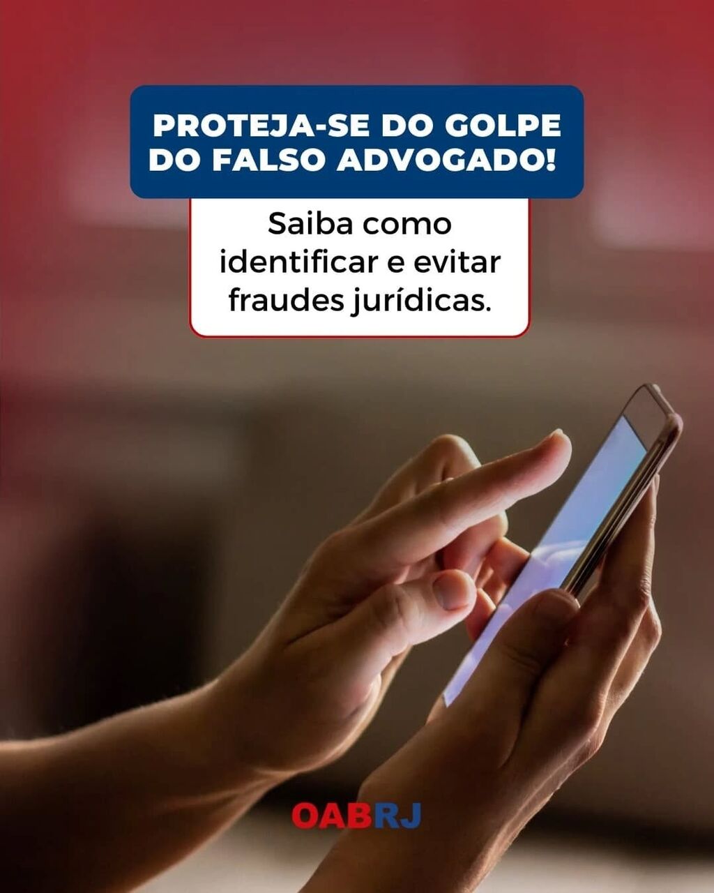 Golpistas est&atilde;o se passando por advogados para enganar v&iacute;timas!