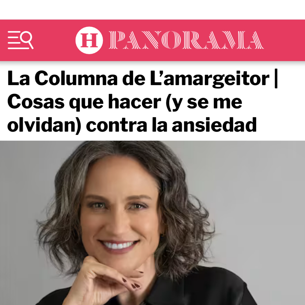Cosas que hacer (y se me olvidan) contra la ansiedad