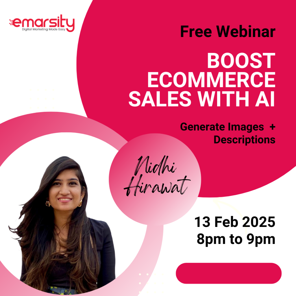 Webinar on AI tools for eCommerce