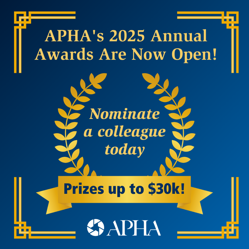 APHA 2025 Awards Open