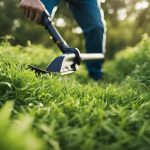Can you whipper snipper lawn?