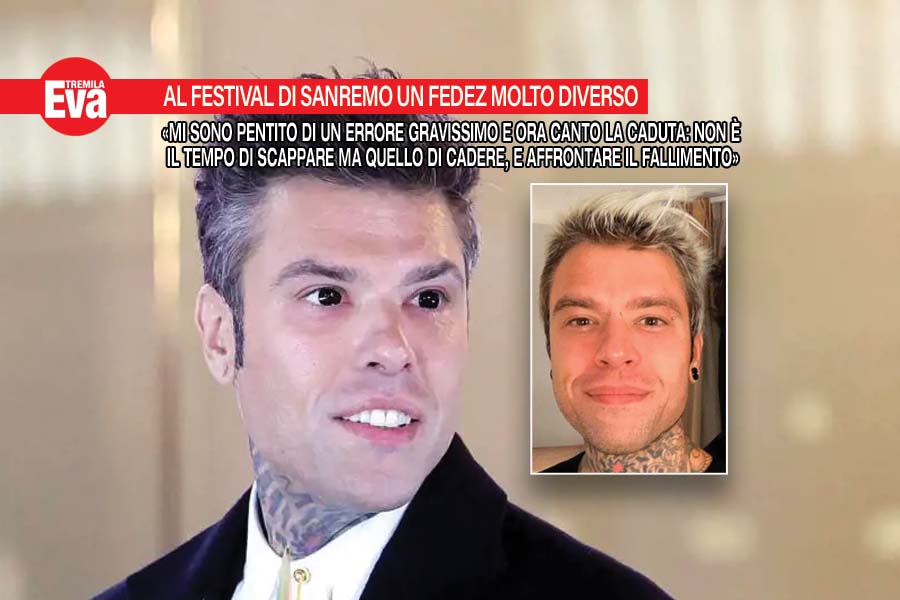Il pentimento di Fedez sul palco del festival di Sanremo