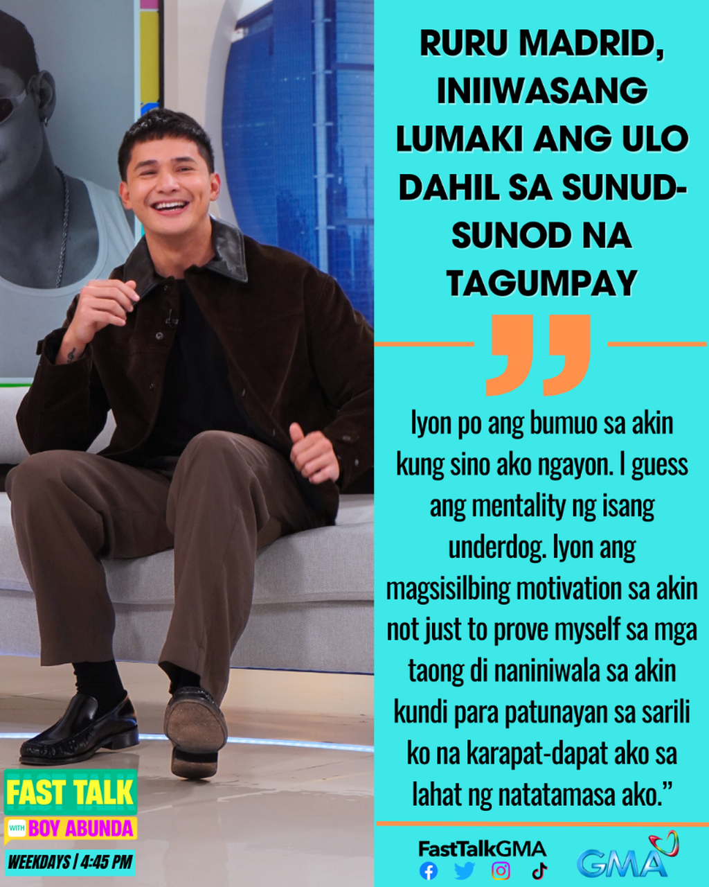 RURU MADRID, INIIWASANG LUMAKI ANG ULO DAHIL SA SUNUD-SUNOD NA TAGUMPAY
