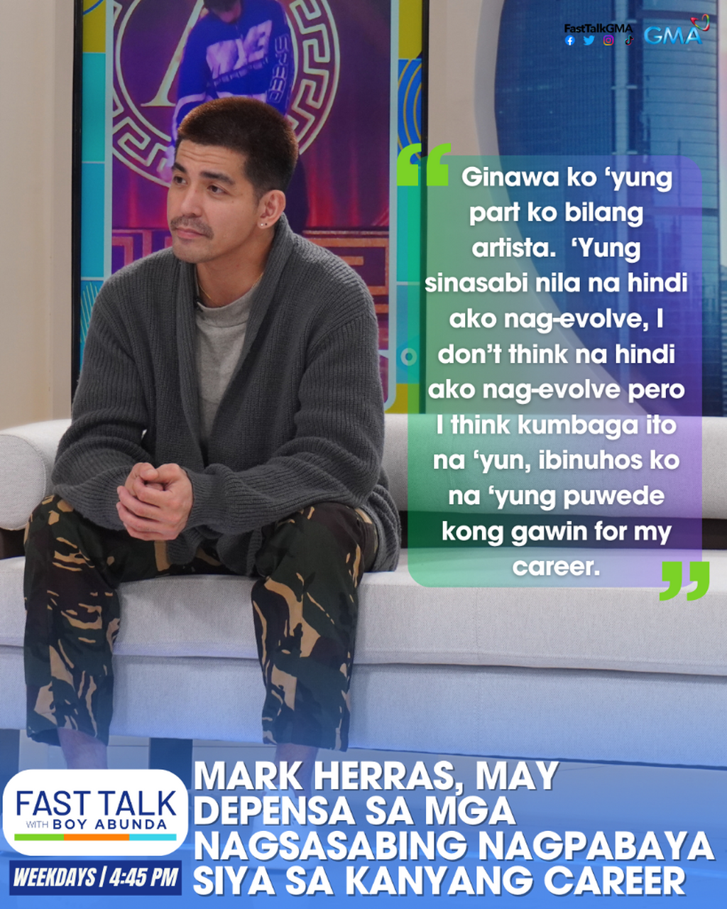 MARK HERRAS, MAY DEPENSA SA MGA NAGSASABING NAGPABAYA SIYA SA KANYANG CAREER