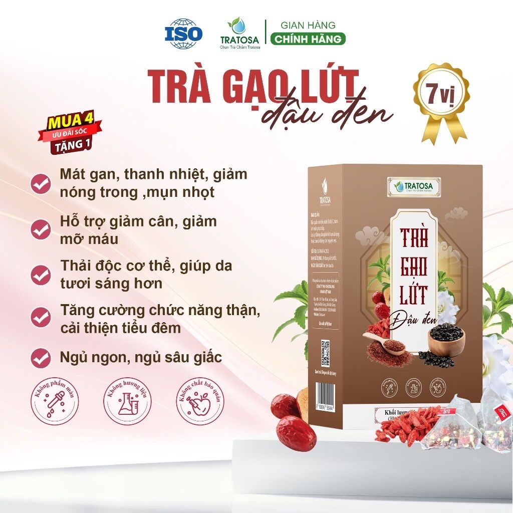 Tr&agrave; Gạo Lứt Giảm C&acirc;n
