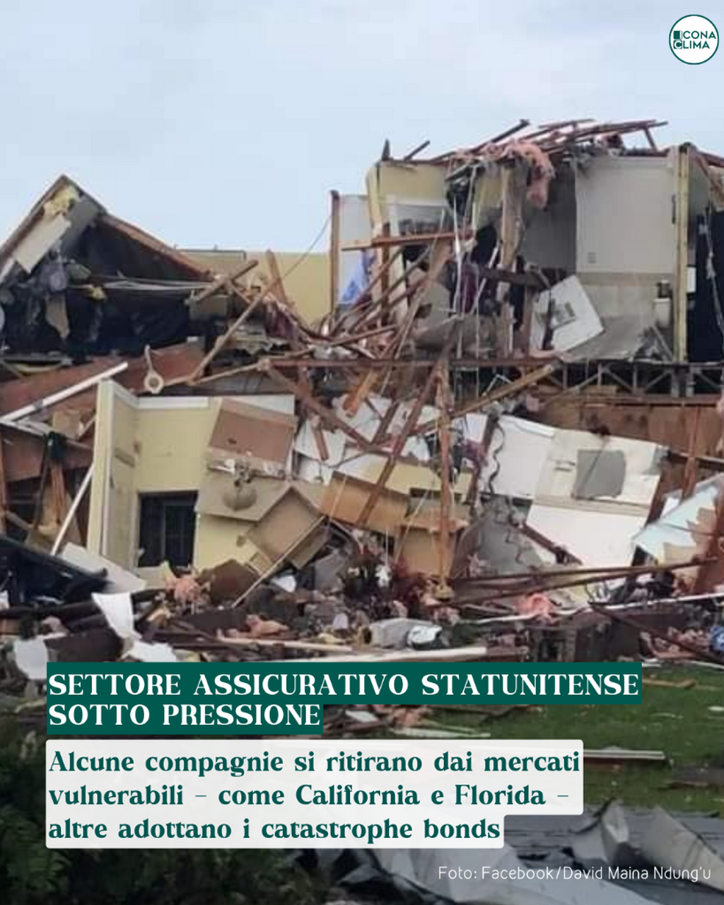 Settore assicurativo statunitense sotto pressione. Cosa sono i catastrophe bonds