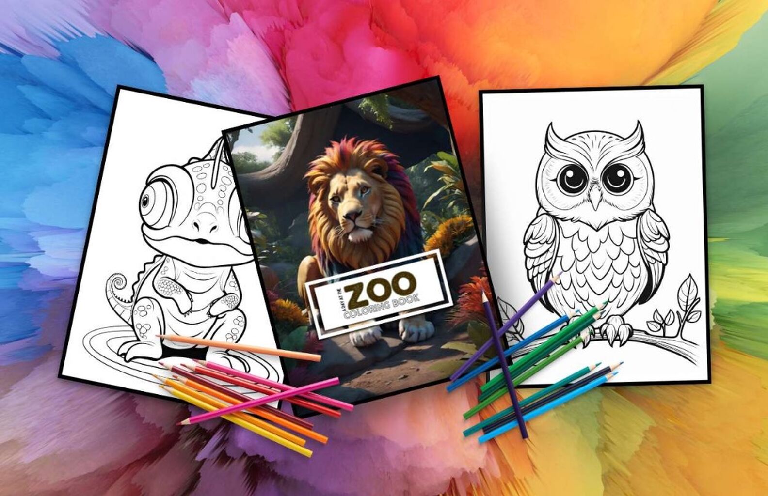 A Day at the Zoo Coloring Book