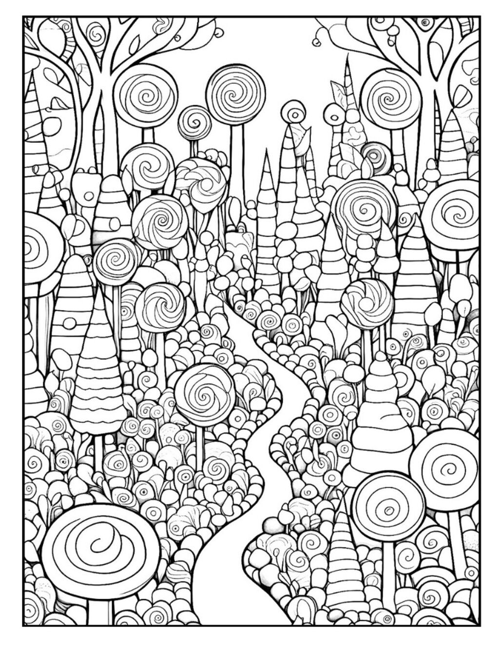 CandyLand Coloring Book