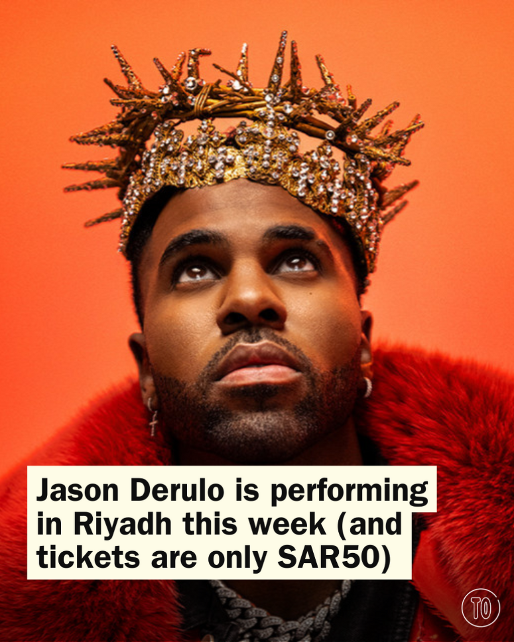 Jason Derulo is performing in Riyadh this week (and tickets are only SAR50)