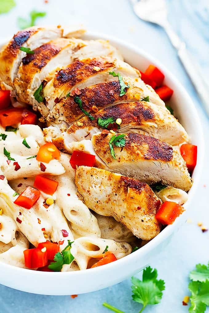 Chili's Cajun Alfredo Chicken Pasta