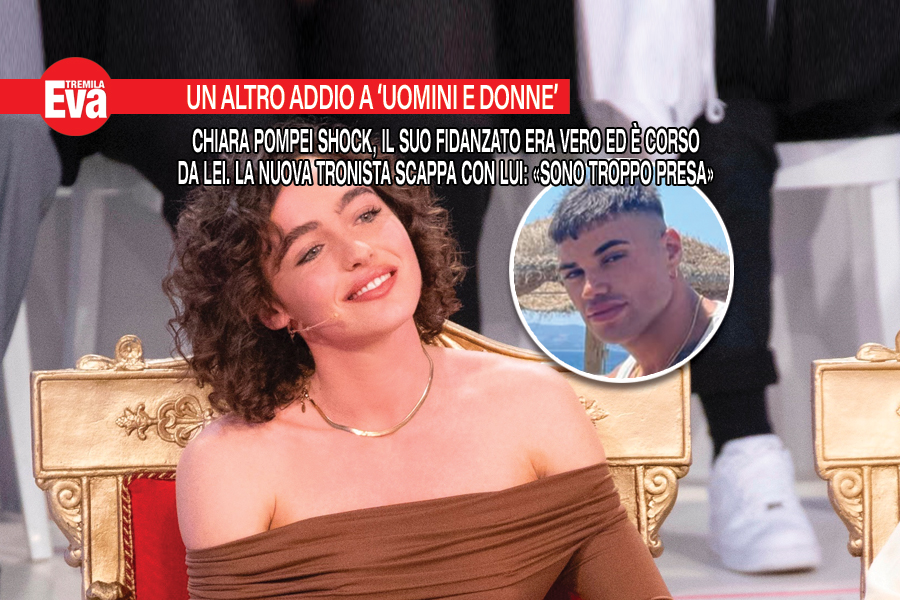 Chiara Pompei shock: &egrave; scappata dal trono tv dopo poche ore