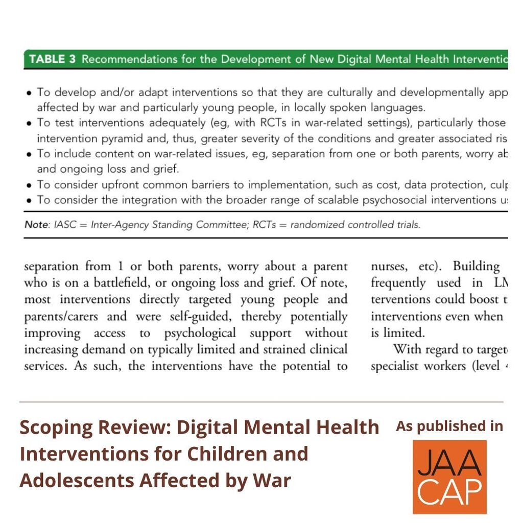 JAACAP 0225 Digital Mental Health Interventions