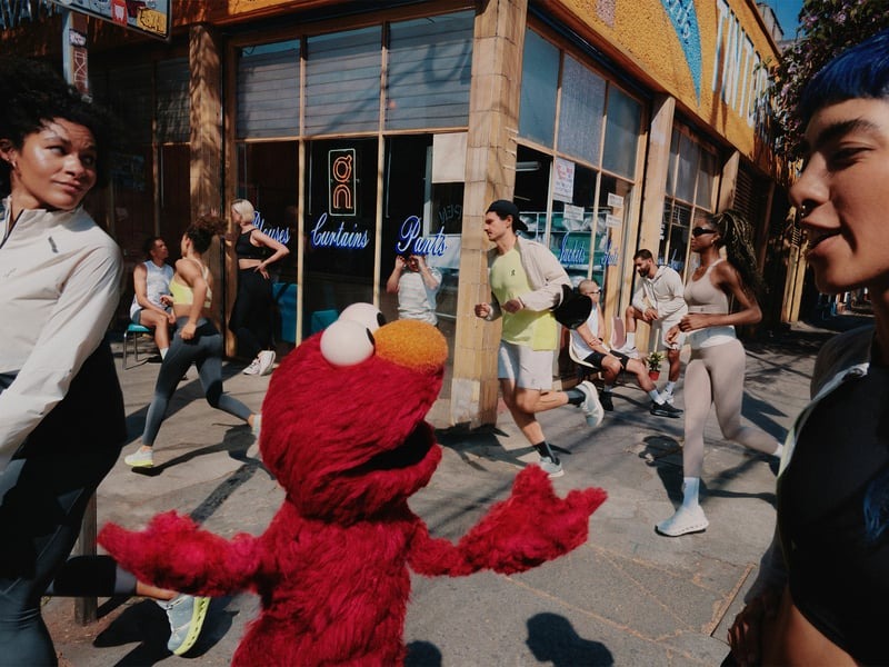 Elmo suggests a more chill approach to running in On campaign