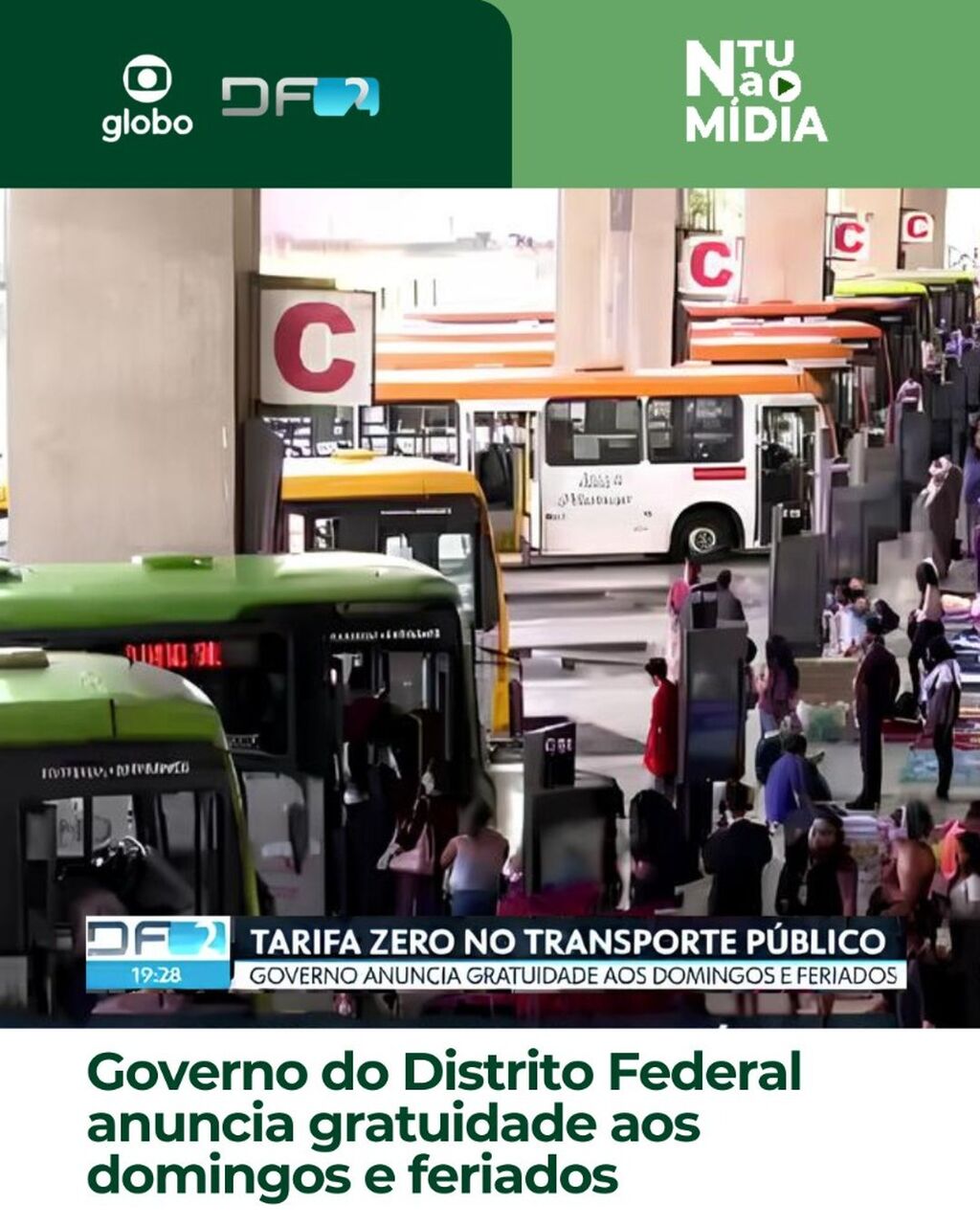 NTU na M&iacute;dia - DF2 - Tarifa Zero