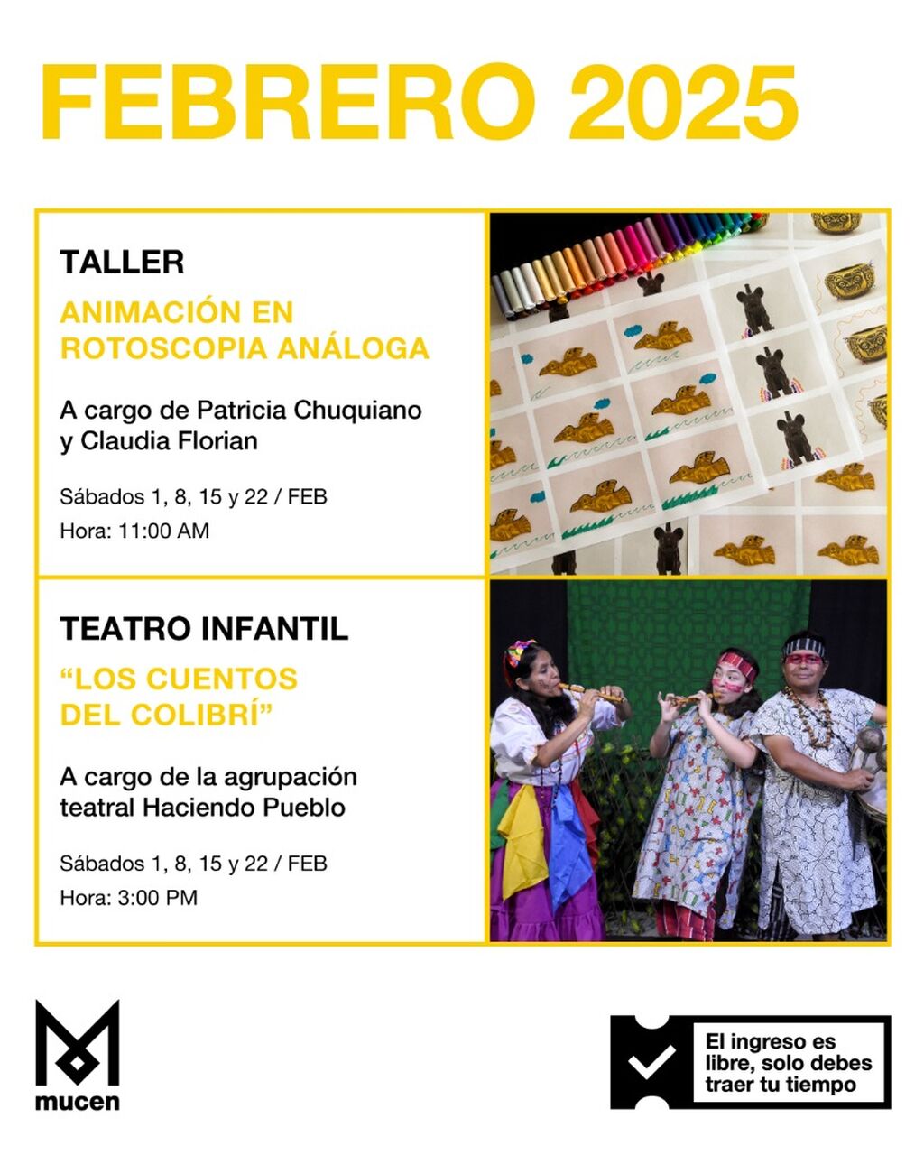 [AGENDA CULTURAL] REVISA AQU&Iacute; NUESTRAS ACTIVIDADES DE AGOSTO EN LA RED MUCEN