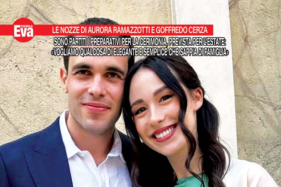 Aurora Ramazzotti racconta le sue nozze con Goffredo Cerza