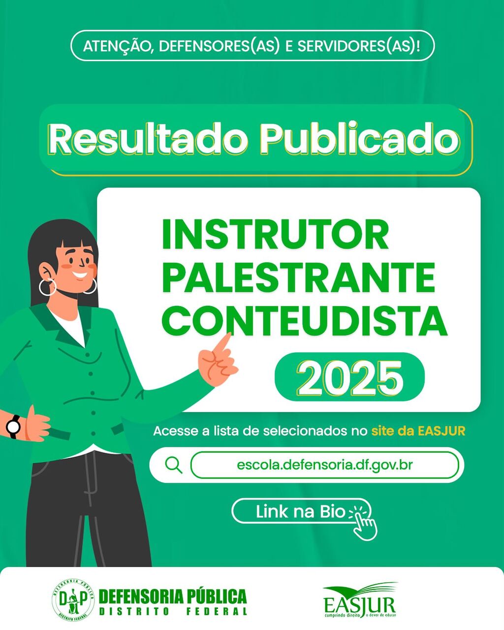 Resultado - 2025 - Instrutor - Palestrante e Conteudista