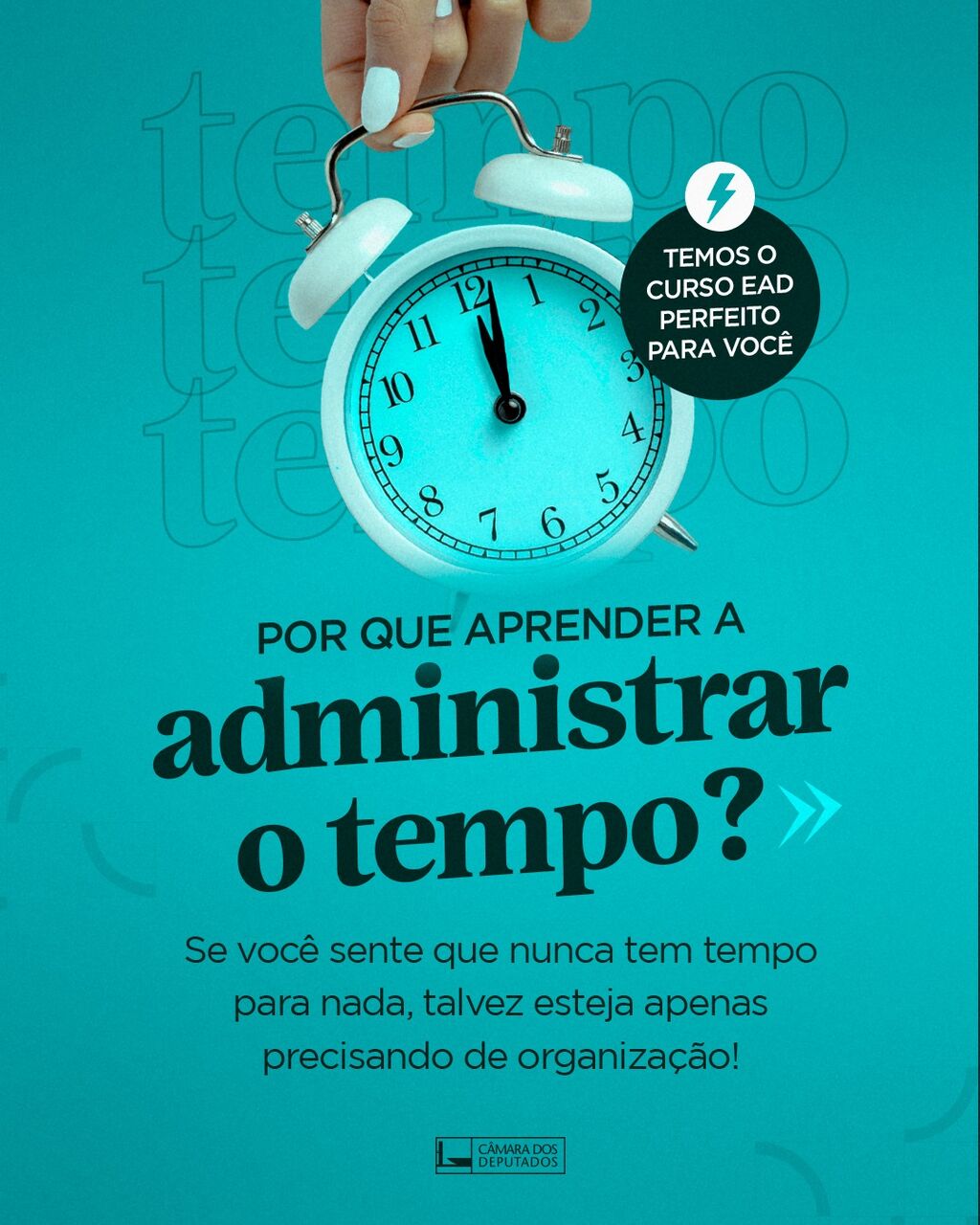 curso admin tempo