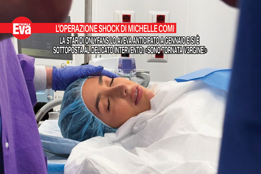 Michelle Comi in ospedale per un'operazione che fa discutere
