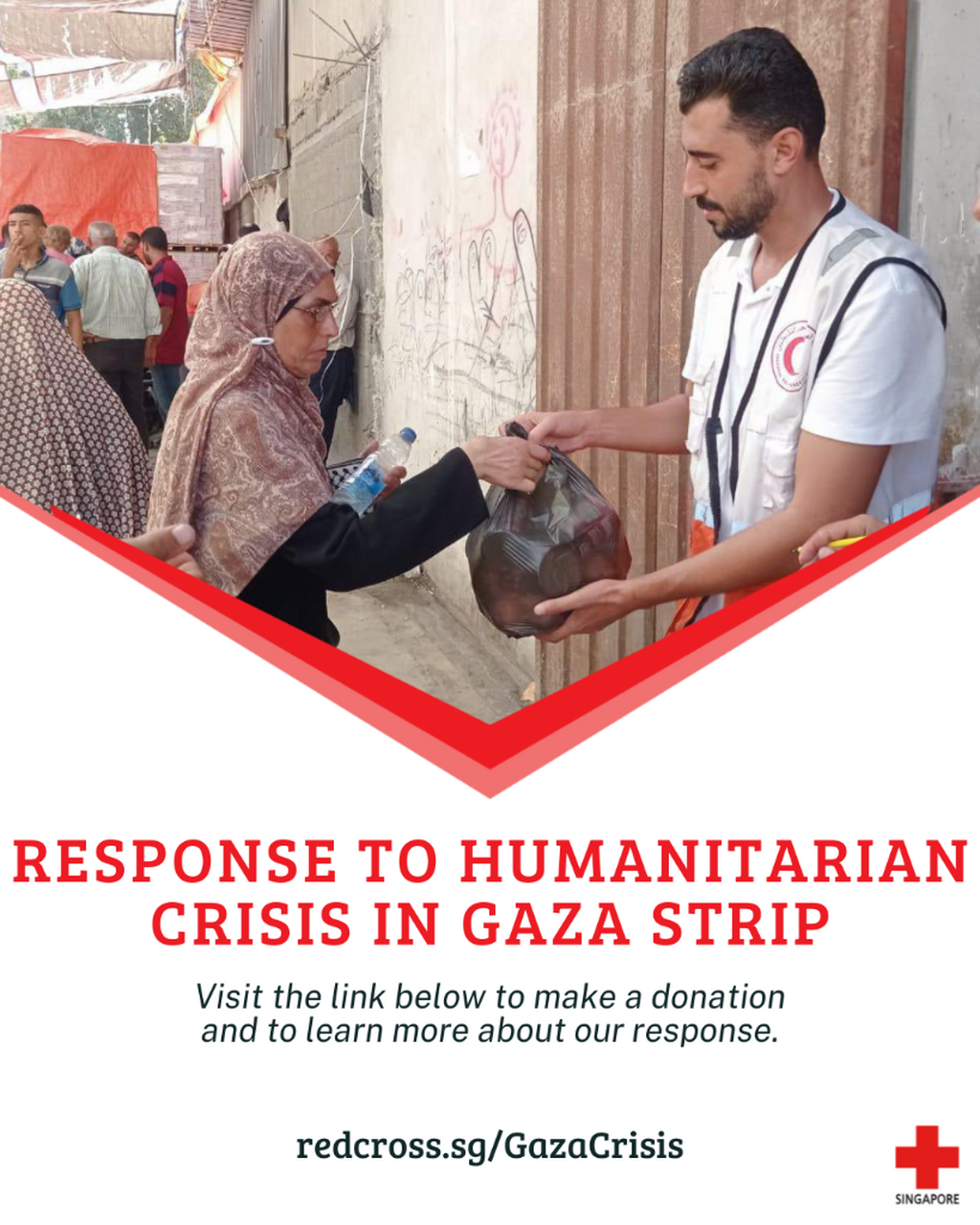 🤝 [Gaza Humanitarian Crisis] Singapore Red Cross Launches Fundraising Appeal Amid Gaza Ceasefire