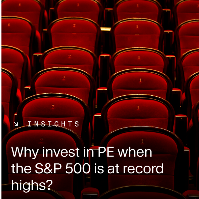 Why private markets matter even more when S&P 500 is at record highs