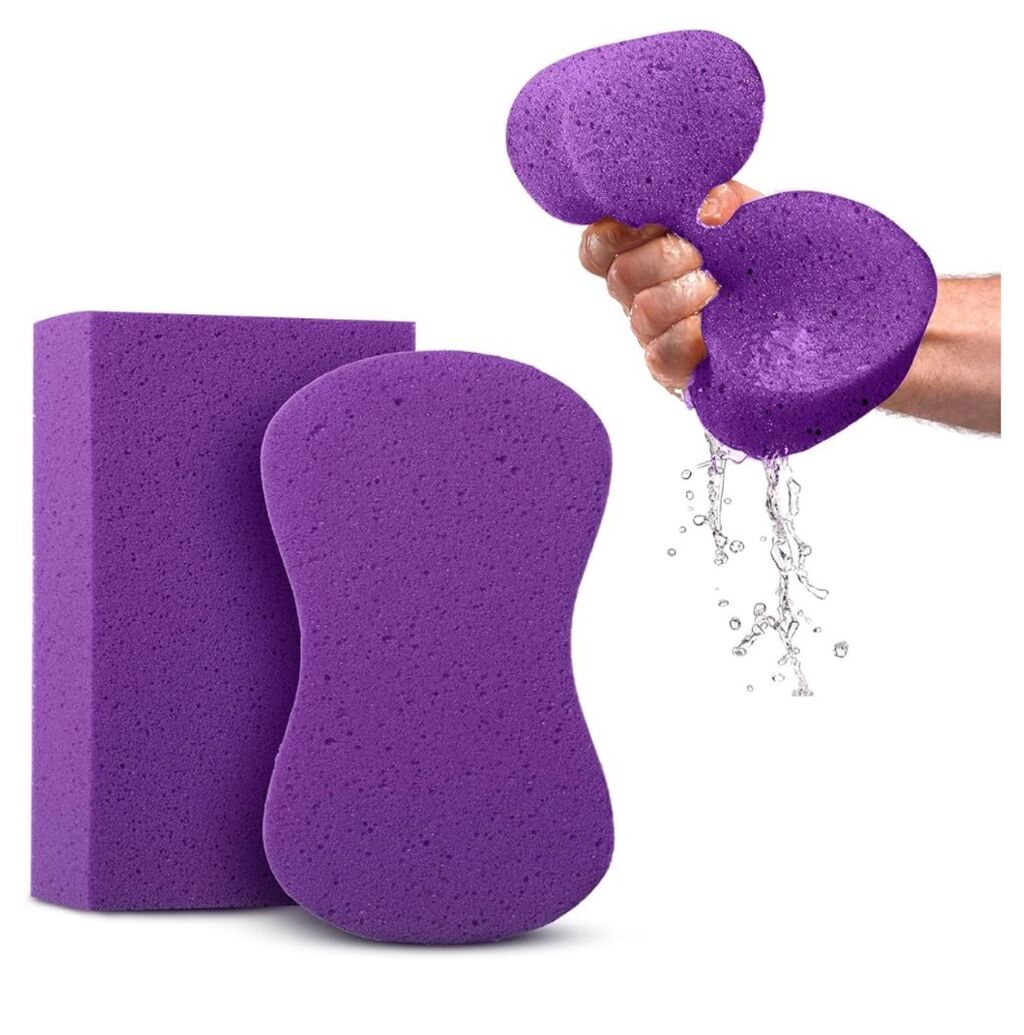 buy purple car sponge 2pk