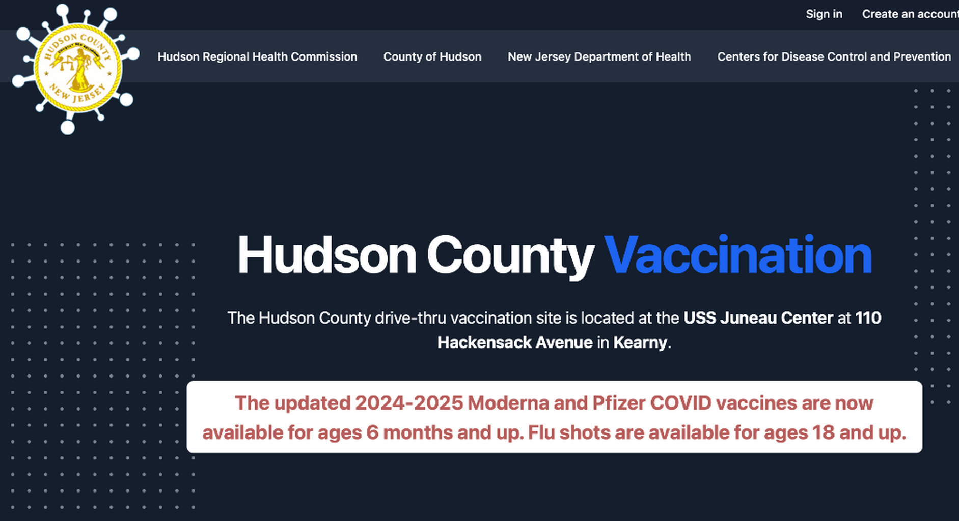 Hudson County Vaccination