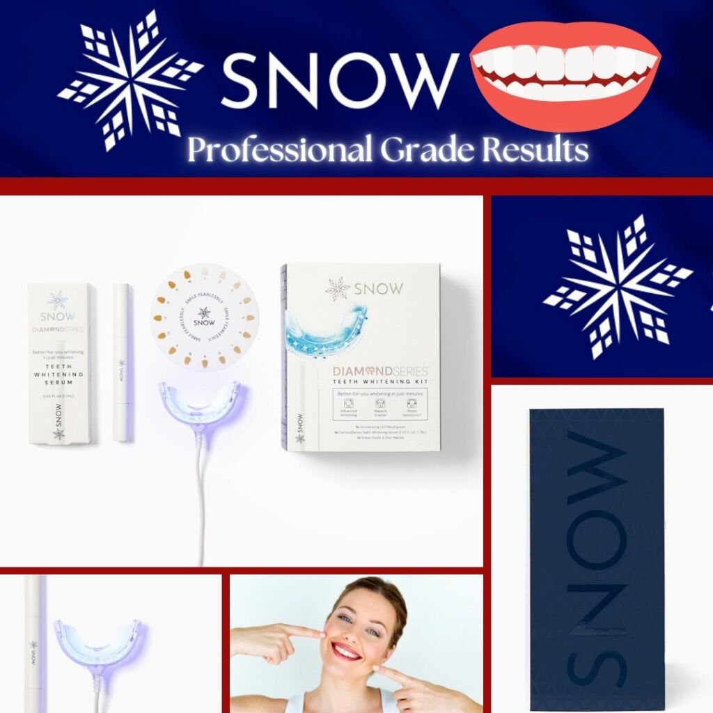 Amazon.com: SNOW Diamond Wired LED Teeth Whitening Kit | Gentle & Enamel Safe | at-Home Dental Care, Hygiene, & Tooth Whitening Achieve White Smile with LED Light Portable Convenient Tooth Care : Health & Household