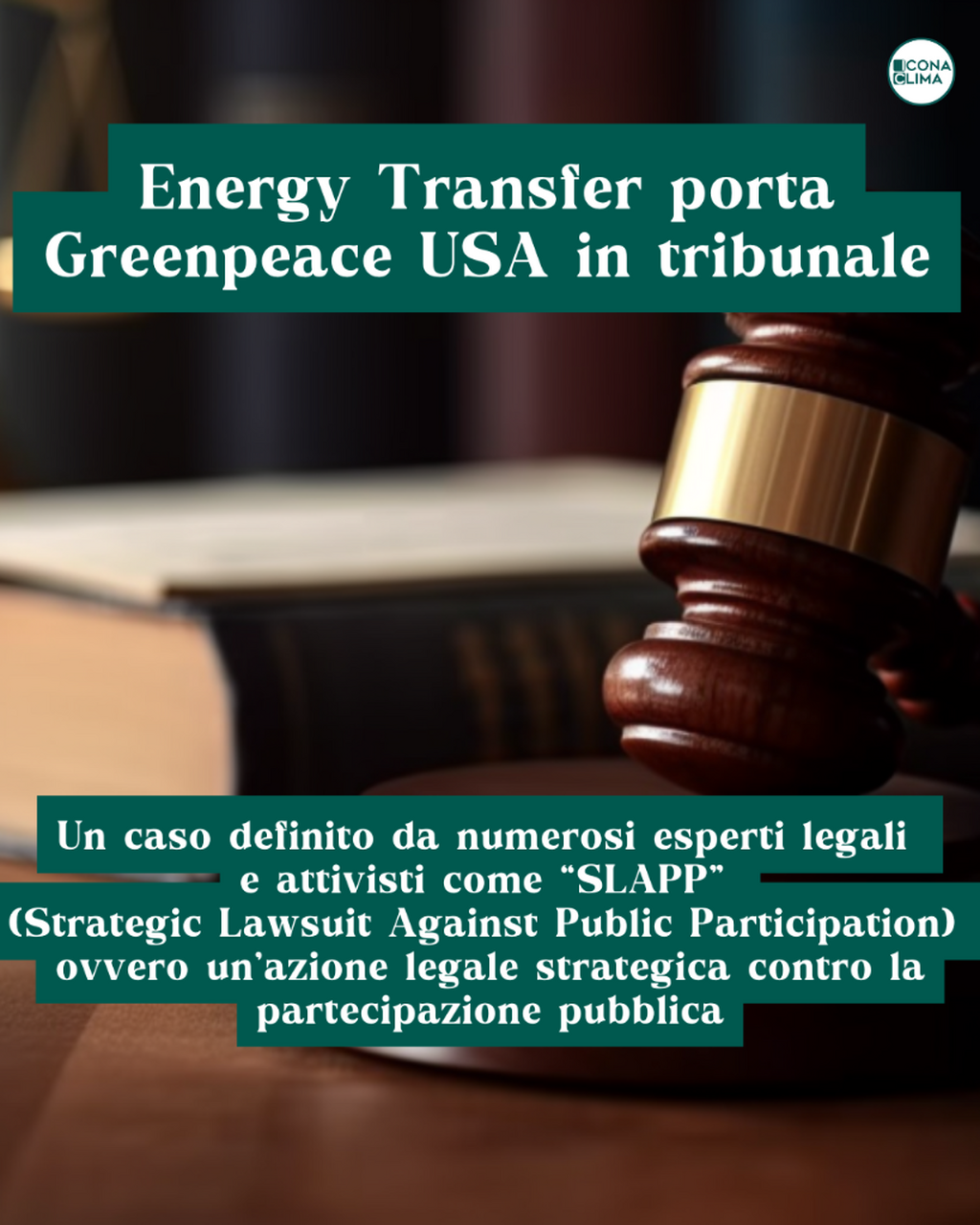 Greenpeace USA affronta una sfida legale da 300 milioni di dollari