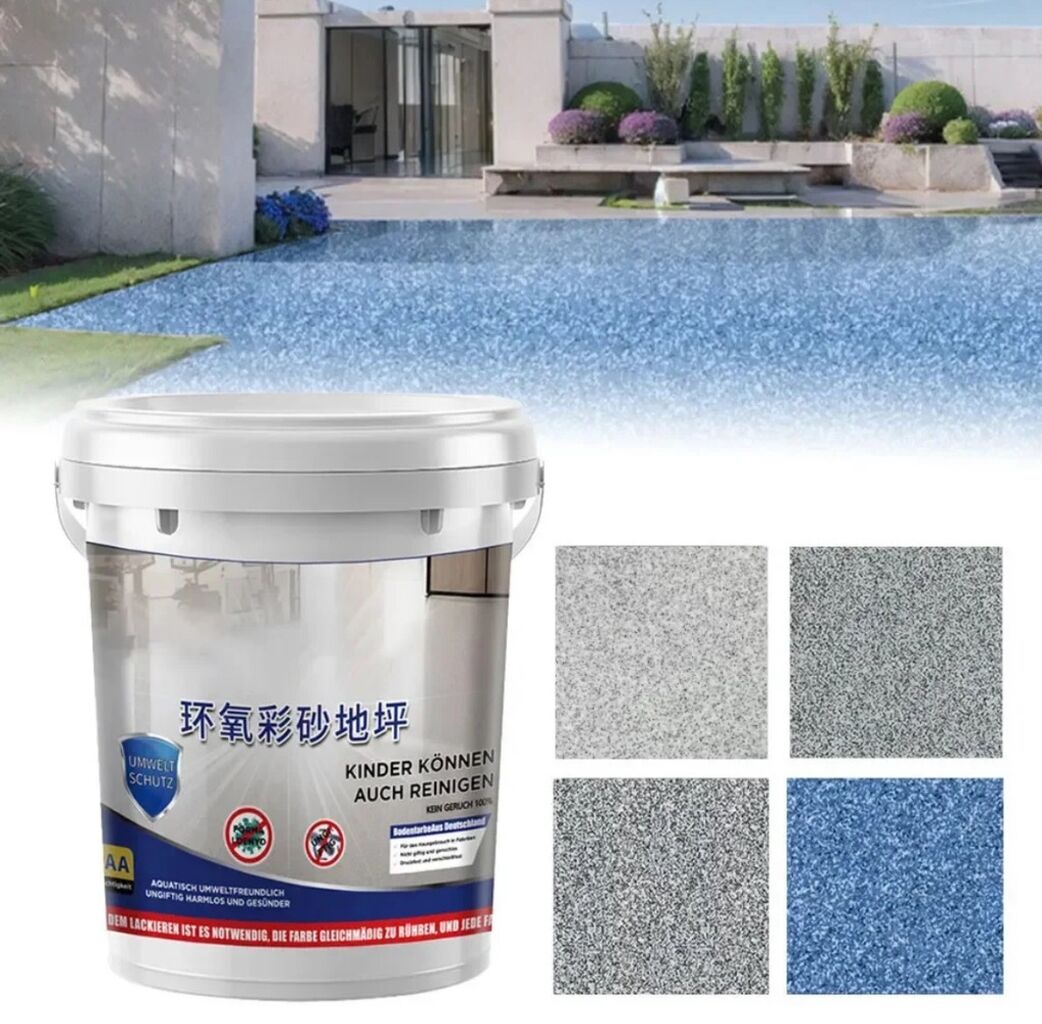 High-Gloss Marble Effect Epoxy Floor Coating 500g
