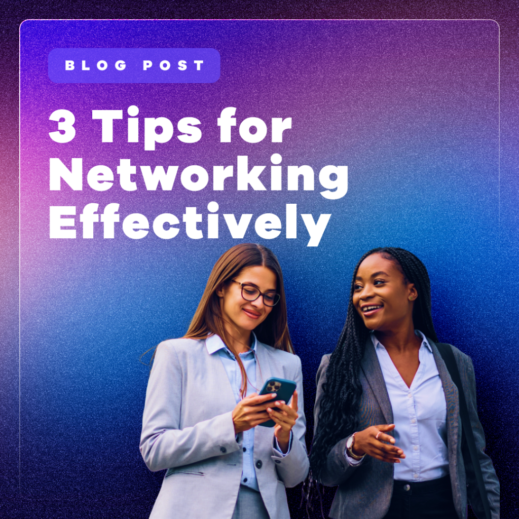 Networking Effectively 