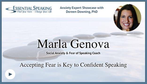 10 minute interview about public speaking anxiety: Reframing, self-talk, addressing &ldquo;what ifs&rdquo;, and more!