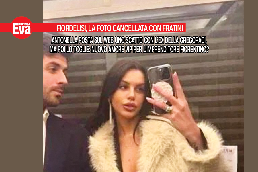 Antonella Fiordelisi, lo scatto social con Giulio Fratini