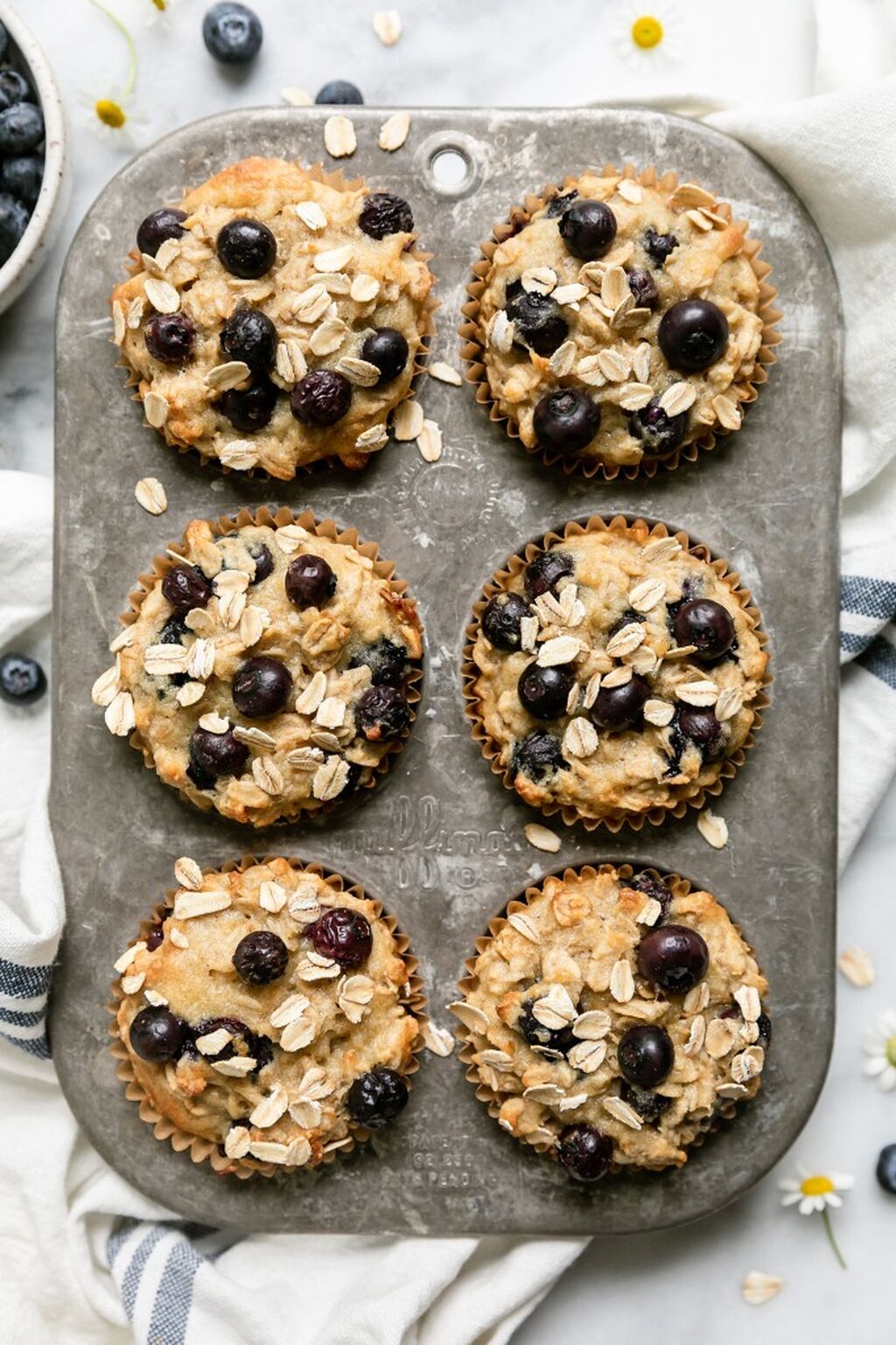 Blueberry Oatmeal Muffins