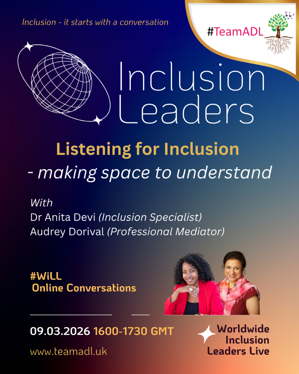 Worldwide Inclusion Leaders Live