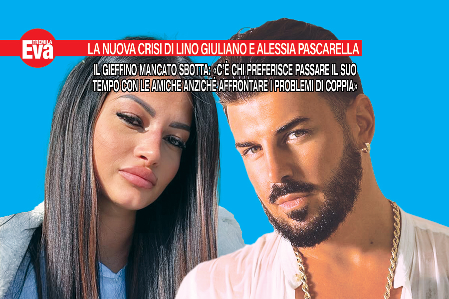 Lino Giuliano e Alessia Pascarella in crisi: il post social